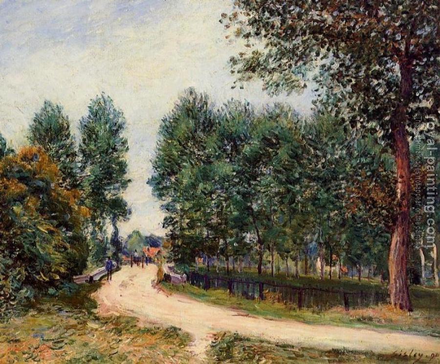 Alfred Sisley : The Path from Saint-Mammes, Morning